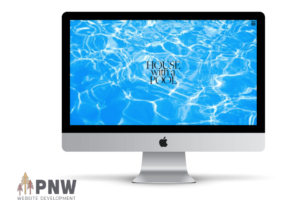 house with a pool desktop